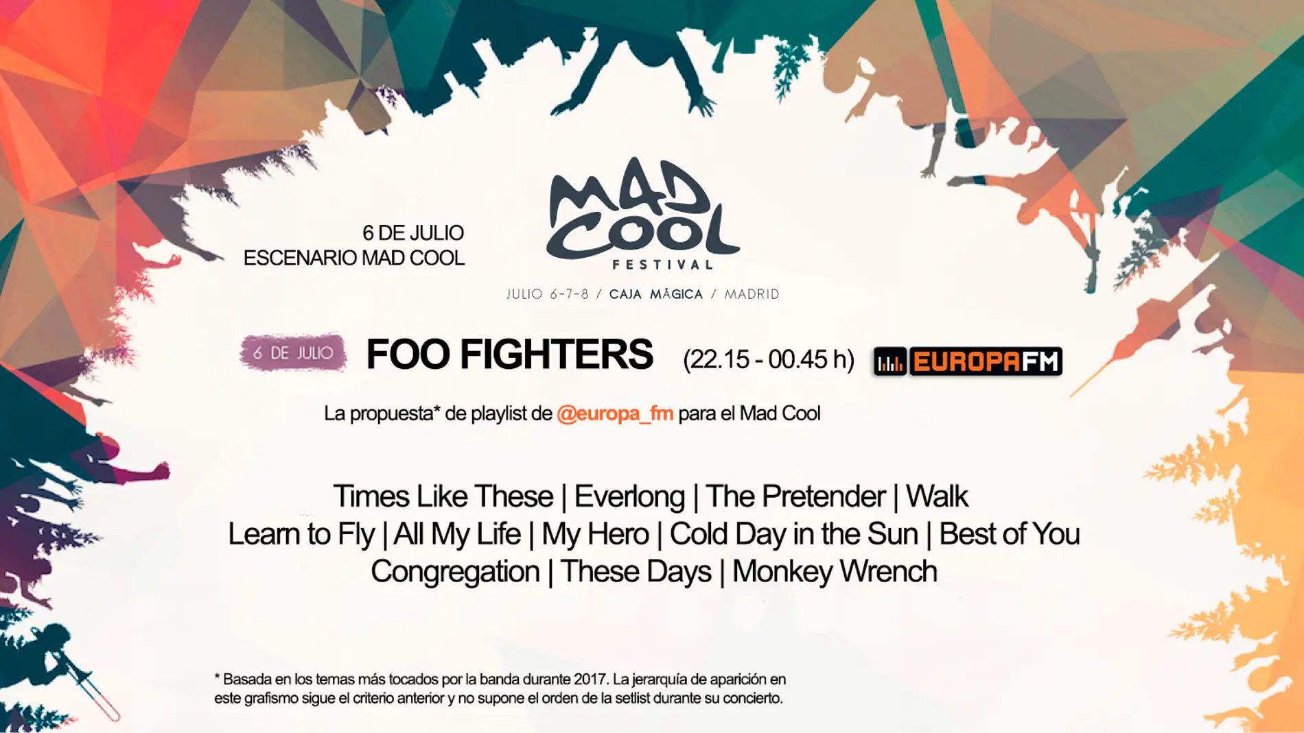 Nuestra propuesta de playlist para Foo Fighters en el Mad Cool