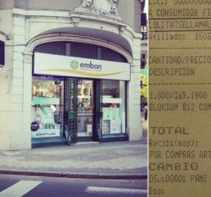 Farmacia en la que se burlaron de una anciana a través de un ticket de compra Farmacia en la que se burlaron de una anciana a través de un ticket de compra