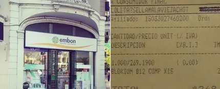 Farmacia en la que se burlaron de una anciana a través de un ticket de compra Farmacia en la que se burlaron de una anciana a través de un ticket de compra