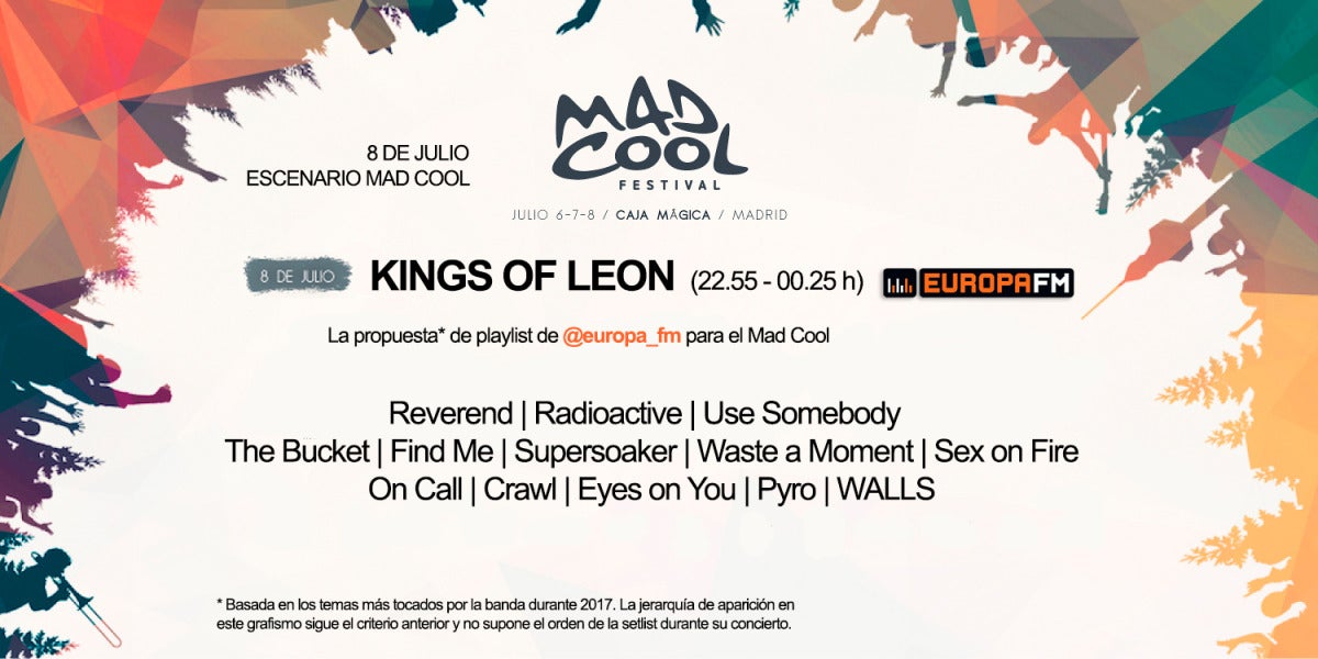 Nuestra propuesta de playlist para Kings of Leon en el Mad Cool