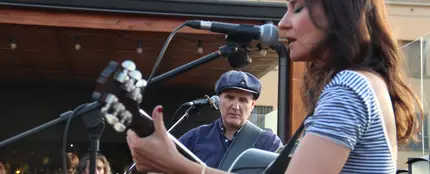 Amaral, en su actuación el Día de la Música Amaral, en su actuación el Día de la Música