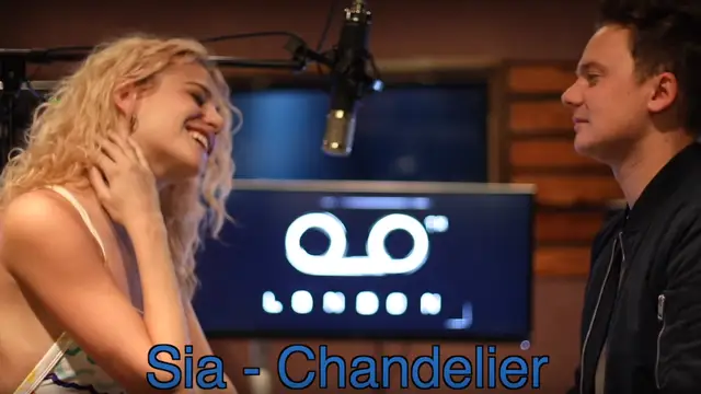 Pixie Lott y Conor Maynard haciendo versiones
