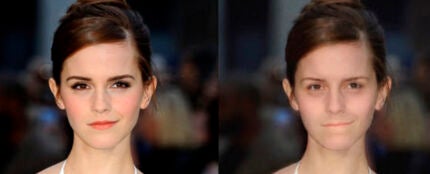 Emma Watson sin maquillaje por la app MAKEAPP