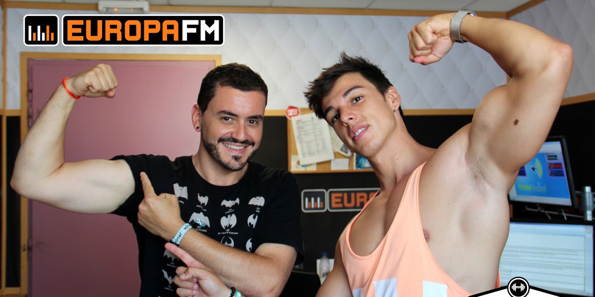 Juanma Romero sigue con el #retoEuropaFM gracias al asesoramiento de Ernest The Fitness Boy
