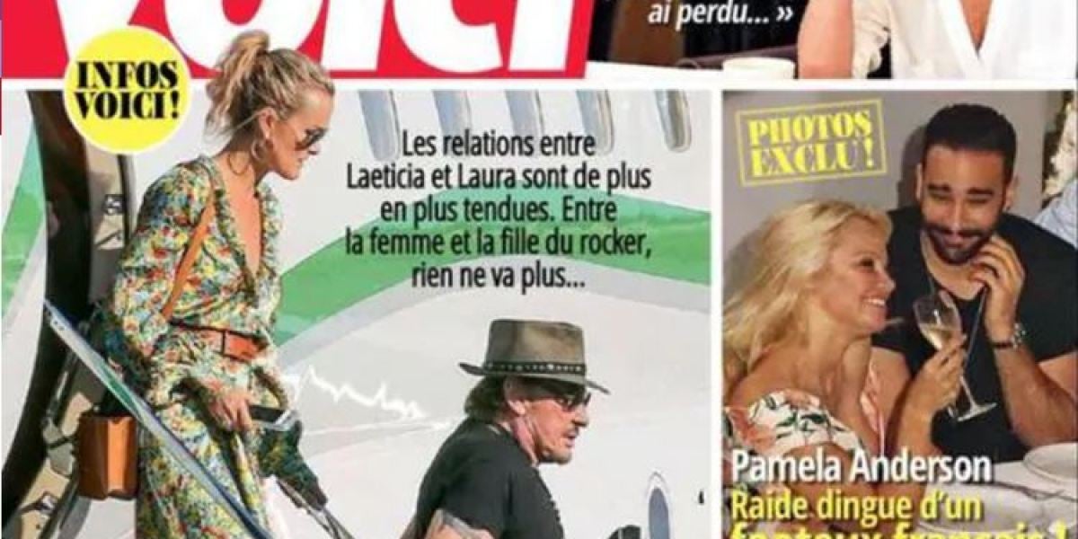 Pamela Anderson pillada con Adil Rami