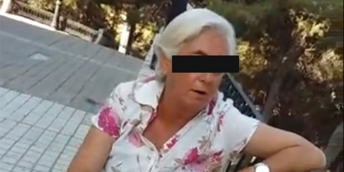 La mujer confesando el presunto asesinado de un perro