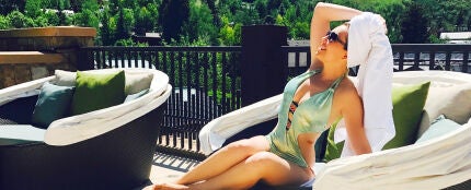 Thalia posando en Instagram