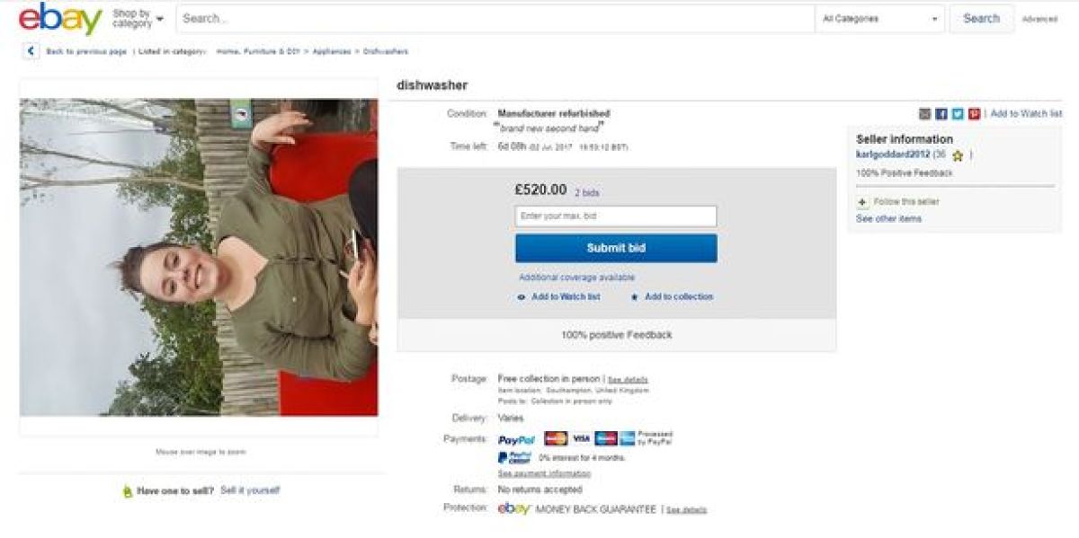 Vende a su novia por eBay