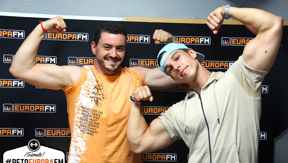 Juanma Romero cumple con el #retoEuropaFM y cambia hábitos con la ayuda de Ernest The Fitness Boy