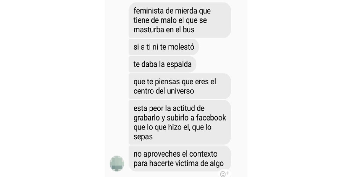 Amenazan a una chica por colgar un vídeo en el que un hombre se tocaba delante de ella