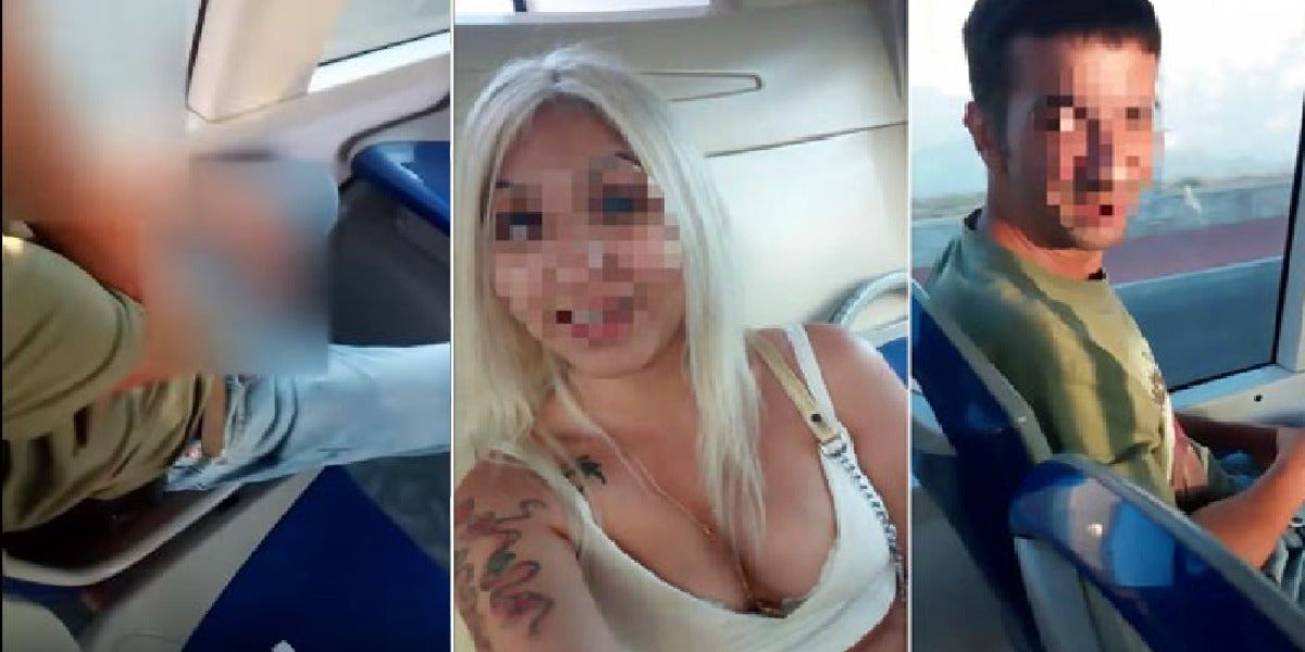 Una chica graba a un hombre masturbándose a su lado en el autobús