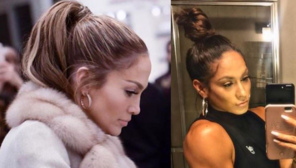 Una atleta triunfa en Instagram por ser idéntica a Jennifer Lopez 