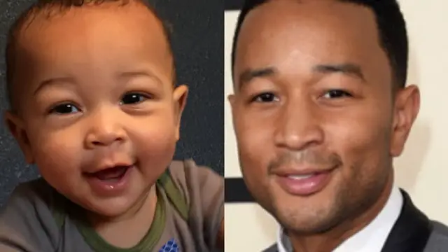 Las redes enloquecen con la foto de un bebé igual que John Legend