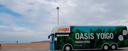 Autobús del #OasisYoigo Autobús del #OasisYoigo