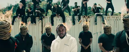 Kendrick Lamar en el vídeo de HUMBLE. Kendrick Lamar en el vídeo de HUMBLE.