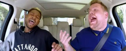 Usher se une al Carpool Karaoke de James Corden