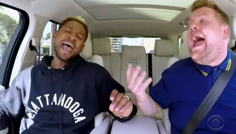 Usher se une al Carpool Karaoke de James Corden