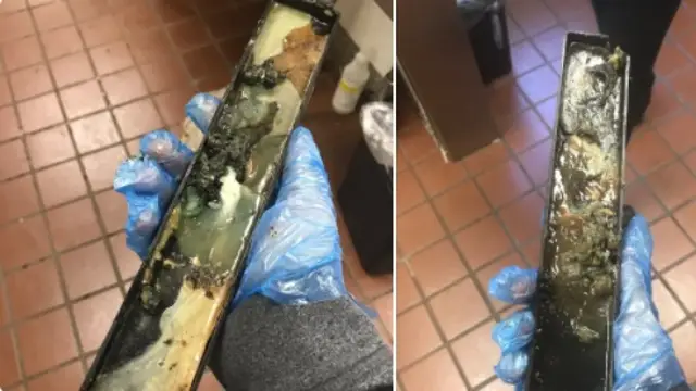 Las supuestas imágenes del interior de McDonald's
