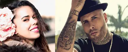 Beatriz Luengo y Nicky Jam Beatriz Luengo y Nicky Jam