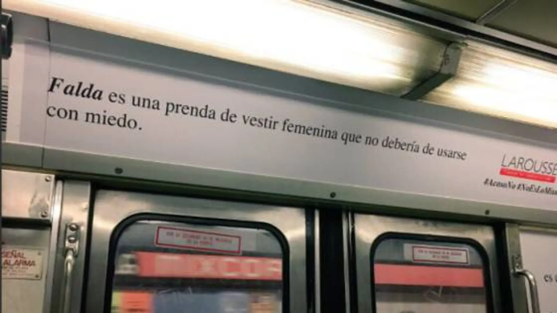 Campaña contra el acoso sexual en el metro de México Campaña contra el acoso sexual en el metro de México