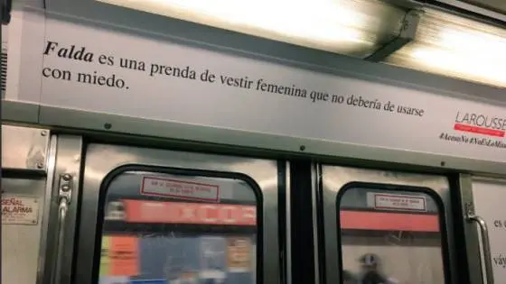 Campa&ntilde;a contra el acoso sexual en el metro de M&eacute;xico