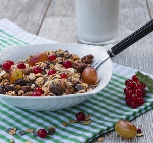 Muesli, un desayuno sano Muesli, un desayuno sano