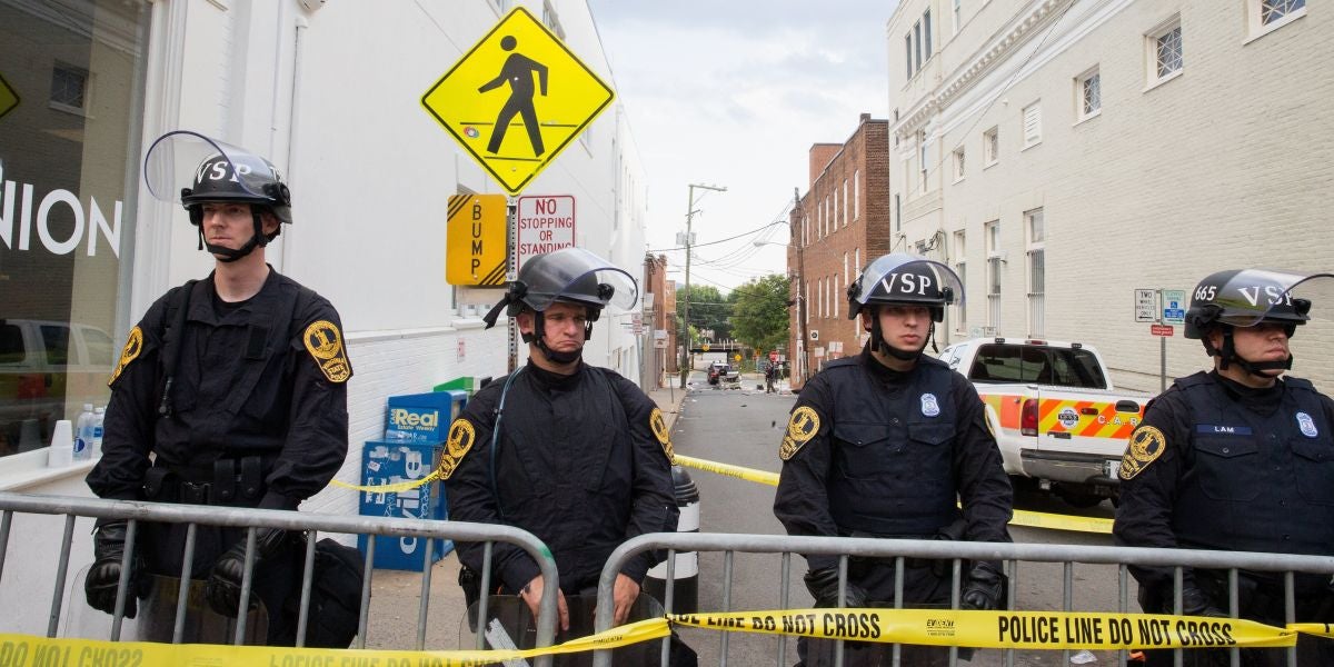 Policía del estado de Virginia, en Estados Unidos