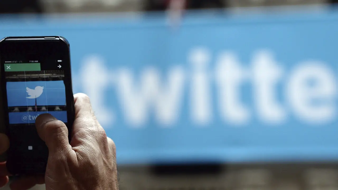 Red social Twitter, imagen de archivo Red social Twitter, imagen de archivo