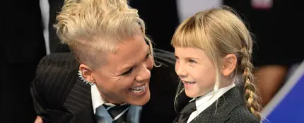 Pink junto a su hija Willow Pink junto a su hija Willow