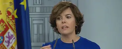 La vicepresidenta del Gobierno, Soraya Sáenz de Santamaría La vicepresidenta del Gobierno, Soraya Sáenz de Santamaría