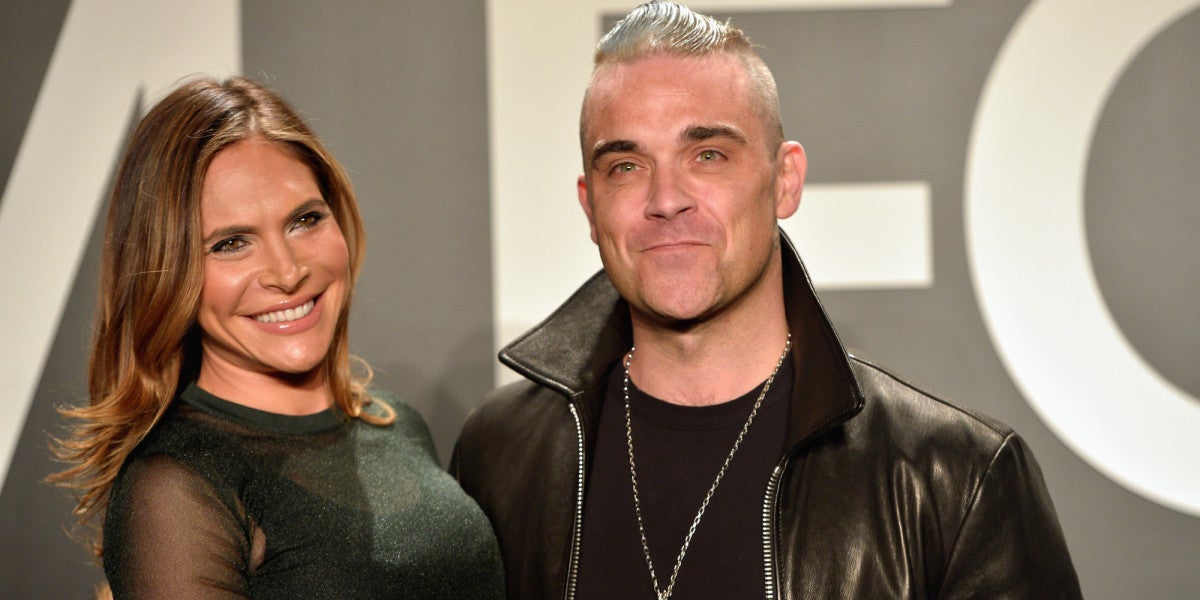 Robbie Williams y Ayda Field