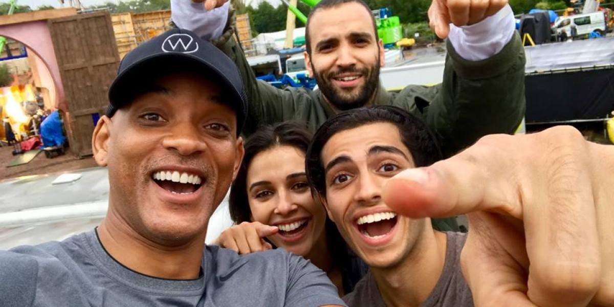 Los protagonistas de la nueva película de Aladdin