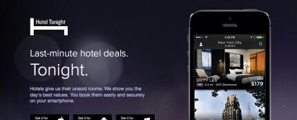 &#39;Hotel tonight&#39; es una app para reservar habitación en el último momento