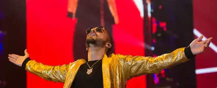 Maluma durante su concierto en Madrid Maluma durante su concierto en Madrid
