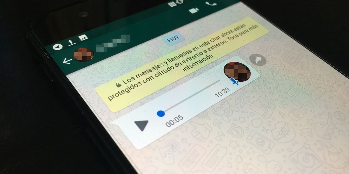 Notas de voz de Whatsapp