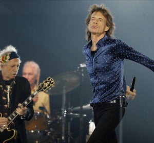 El cantante y líder de la banda de rock The Rollings Stones, Mick Jagger El cantante y líder de la banda de rock The Rollings Stones, Mick Jagger