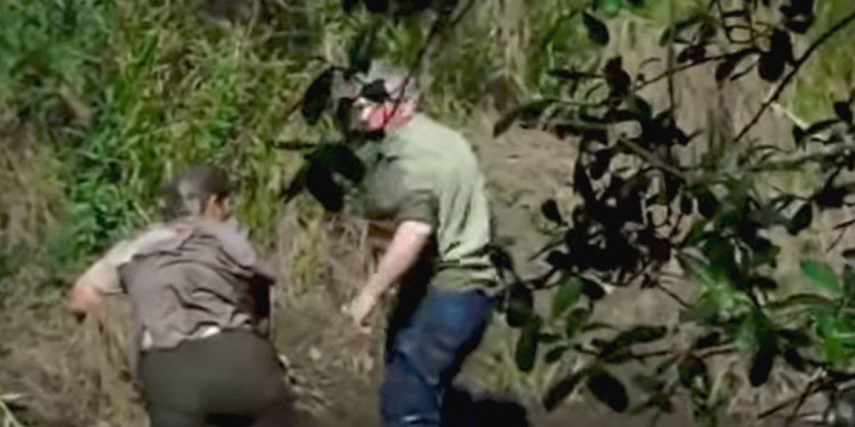 Frame del vídeo grabado por el testigo