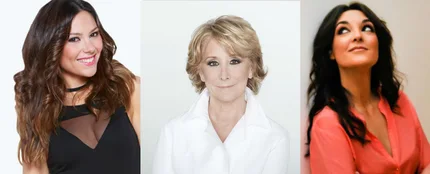 Sara Gil, Esperanza Aguirre y Leonor Lavado Sara Gil, Esperanza Aguirre y Leonor Lavado