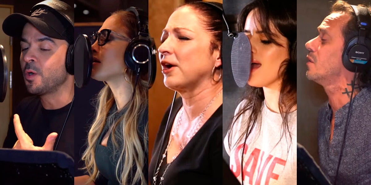 Luis Fonsi, Jennifer Lopez, Gloria Estefan, Camila Cabello, Marc Anthony y muchos más se unen para cantarle a Puerto Rico