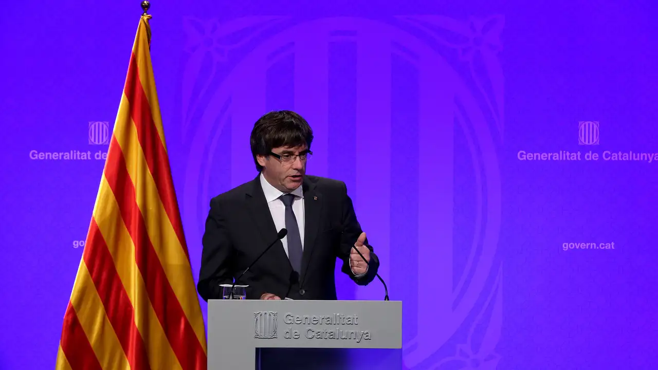 El presidente de la Generalitat, Carles Puigdemont El presidente de la Generalitat, Carles Puigdemont