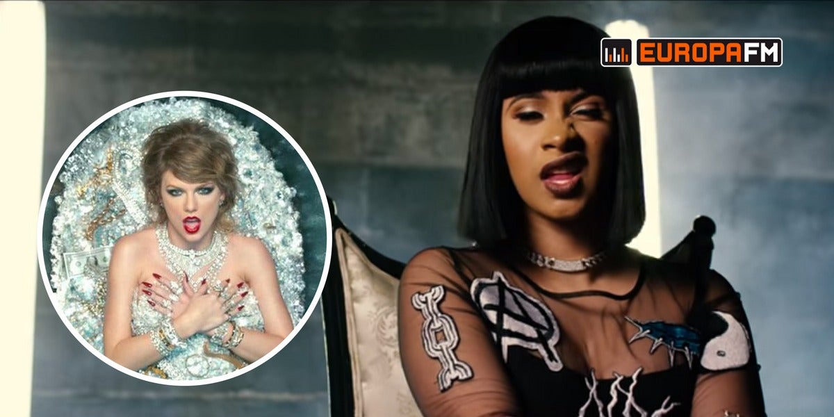 Cardi B le quita el número 1 a Taylor Swift