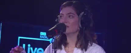 Lorde en su última visita a Live Lounge de BBC Radio 1 Lorde en su última visita a Live Lounge de BBC Radio 1
