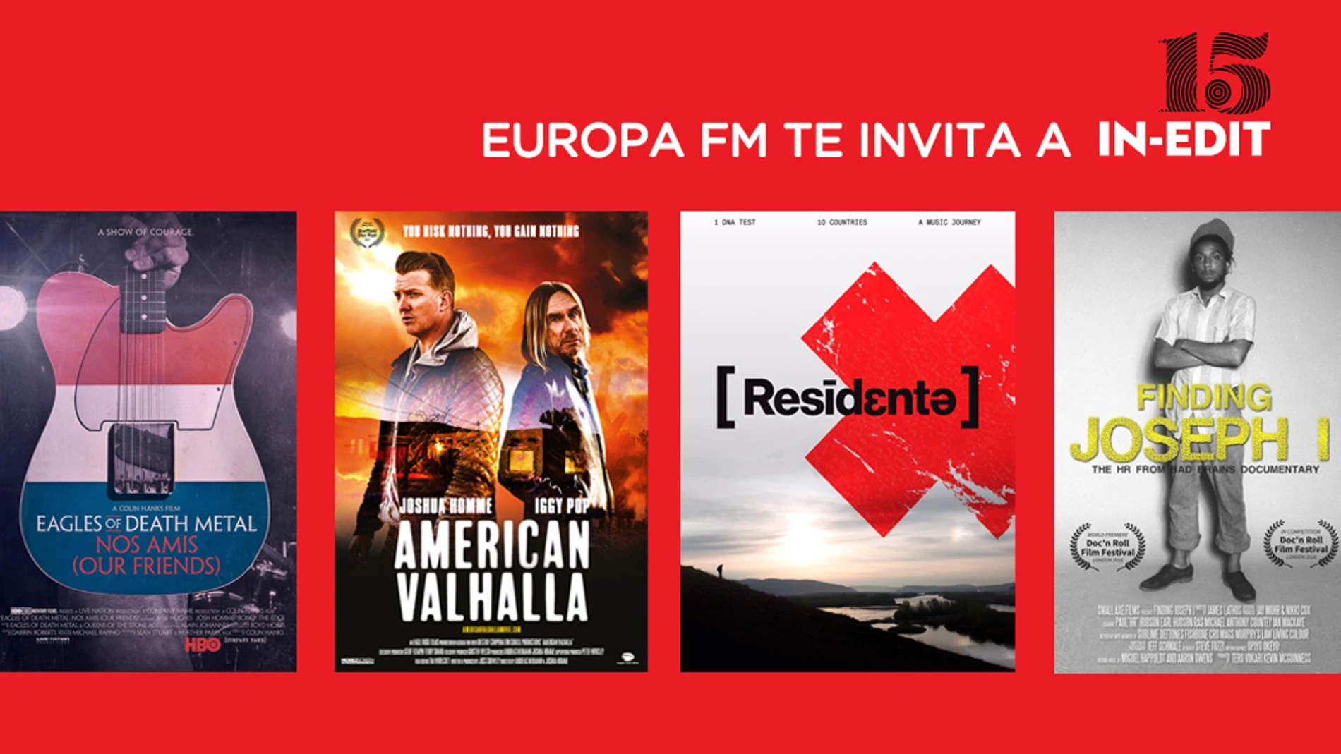 Europa FM te lleva al In-Edit 2017 Europa FM te lleva al In-Edit 2017