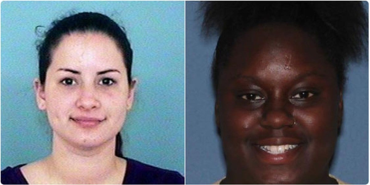 Gabriella Del Carmen Garcia e Fatina Saywer, las dos mujeres detenidas