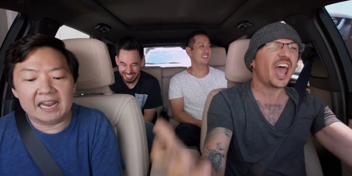 Linkin Park grabó el Carpool Karaoke seis días antes de la muerte de Chester Bennington