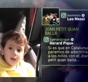 El hijo de Leo Messi, en un vídeo colgado por su padre El hijo de Leo Messi, en un vídeo colgado por su padre