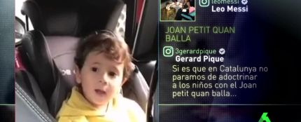 El hijo de Leo Messi, en un vídeo colgado por su padre