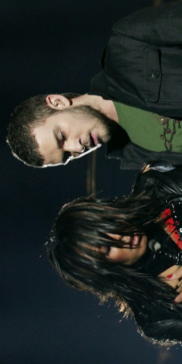Justin Timberlake y Janet Jackson, durante su polémica actuación durante la Super Bowl de 2004