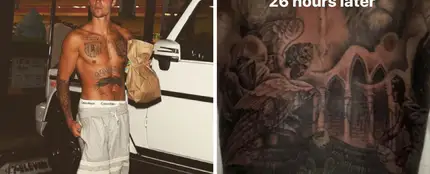 El nuevo tatuaje de Justin Bieber El nuevo tatuaje de Justin Bieber