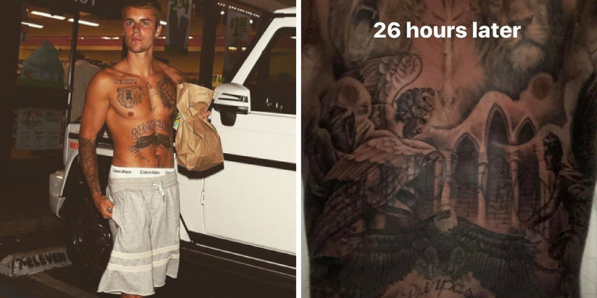 El nuevo tatuaje de Justin Bieber